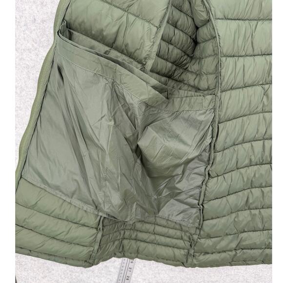 NWT Lands' End Packable Long Puffer Parka Jacket Olive Green Size LARGE - Picture 7 of 15